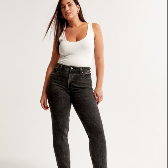 Abercrombie & Fitch High Rise Mom Jeans 29W - Picture 1 of 11